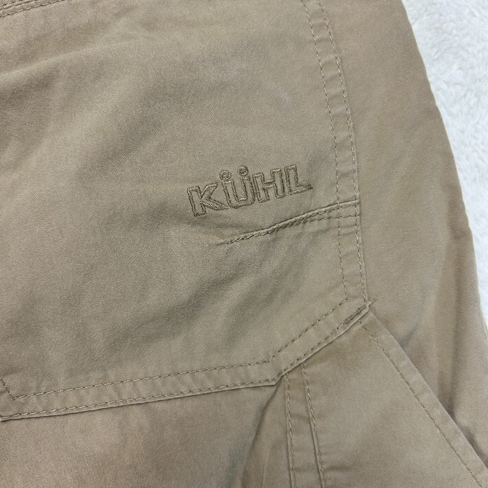 Kuhl Radikl Pants Mens 30x32 Tan Khaki Hiking Outdoor Hybrid Straight Flat Front - Picture 9 of 16